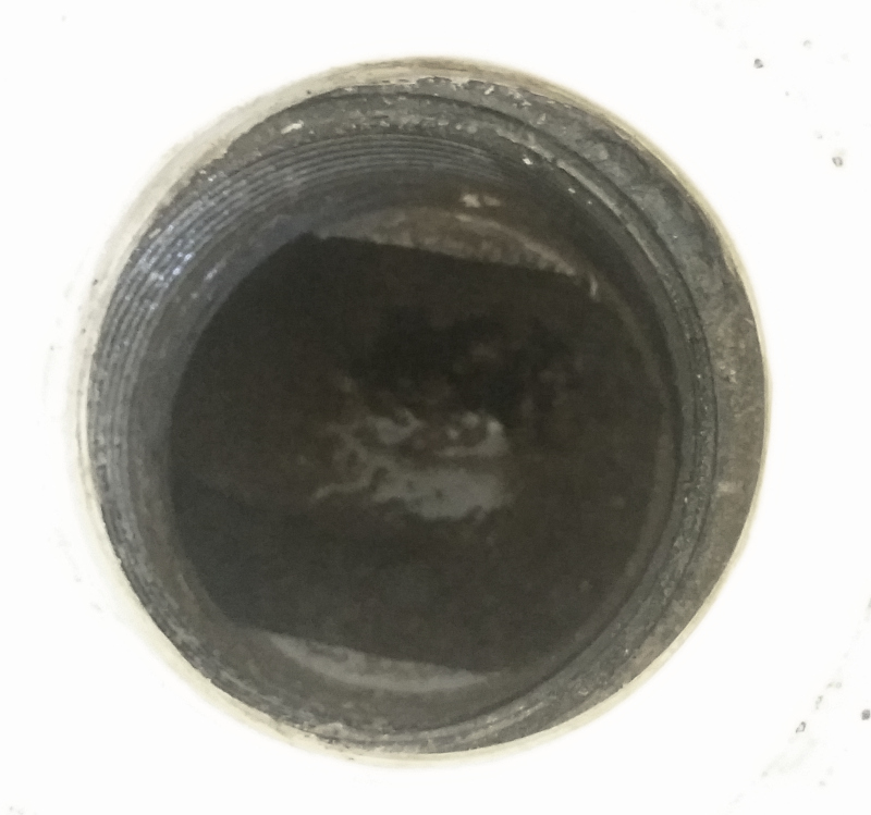 drain shoe shifted out of alignment