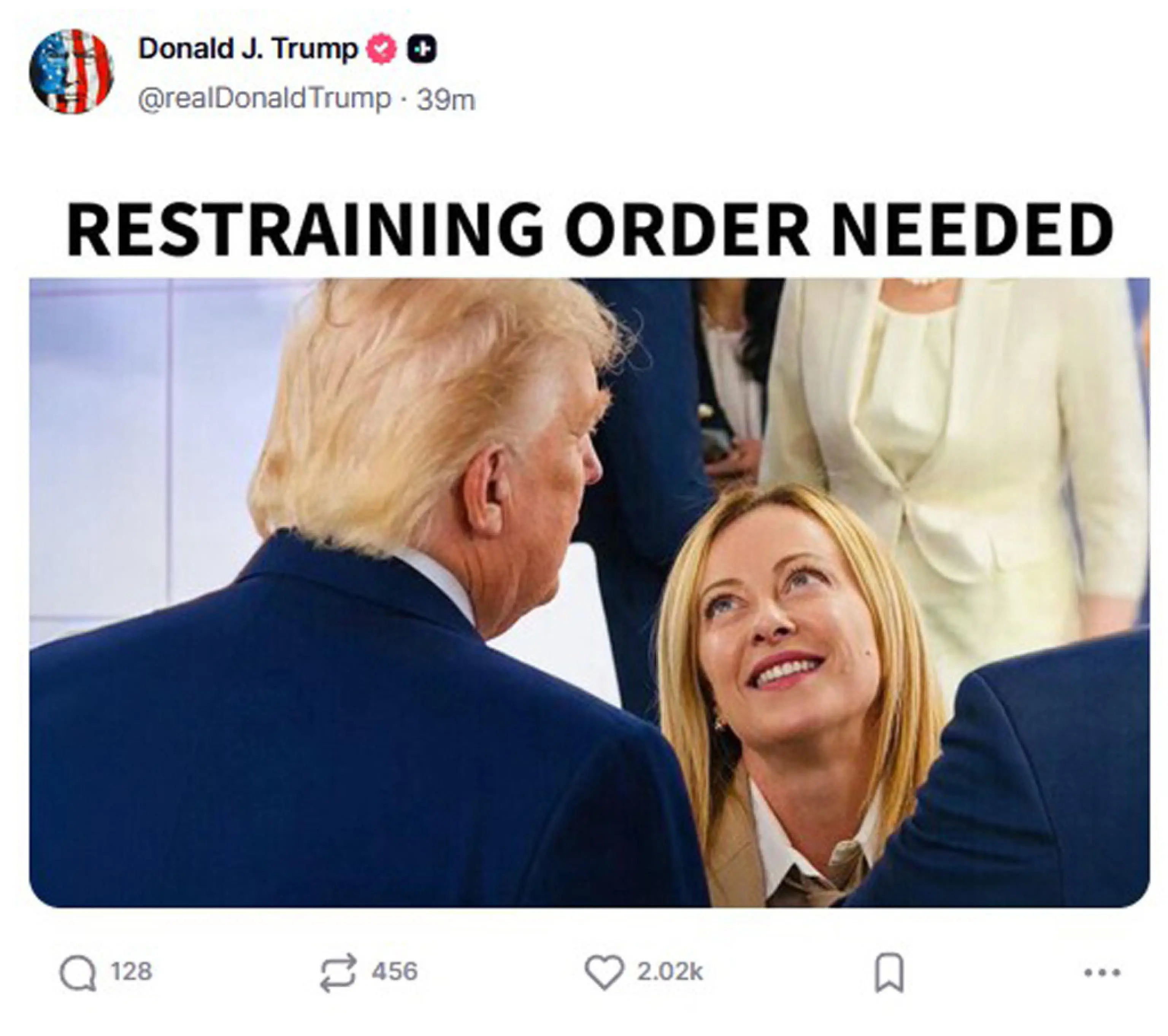 Il meme pubblicato da Trump che indigna le donne e non solo