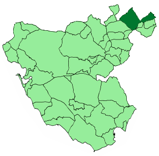 Olvera – Mappa
