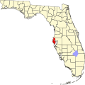 Localização do Condado de Pinellas