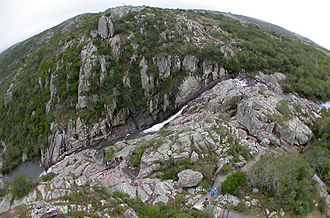 लावालिया विभाग में साल्टो डेल पेनिटेंटे पहाड़।