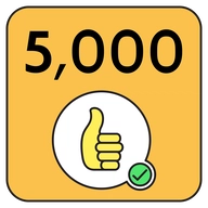 5,000 Thumbs Up Milestone