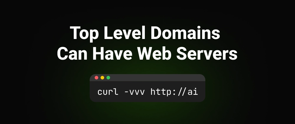 Cover image for Did You Know TLDs Can Be Websites?